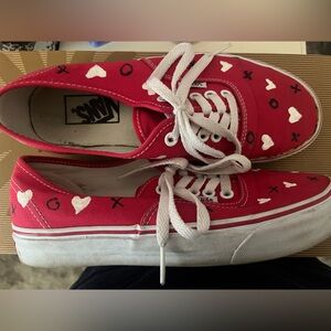 Hand painted Valentine’s Day Vans
